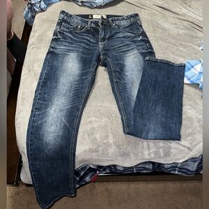 Buckle Men's Dark Wash Jeans